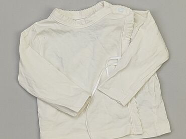 bluzka z tiulem na rękawach: Bluzka, Pepco, 0-3 m, stan - Dobry