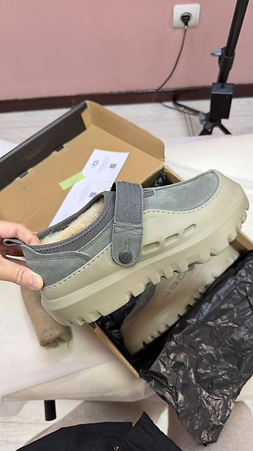 женские сабо: Тёплые зимние сабо/лоферы UGG с мехом - Модель: сабо закрытого типа с — 5