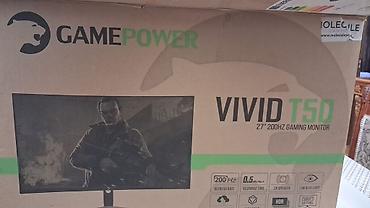 Настольные ПК и комплектующие: GamePower Vivid T50 – 27" 200 Hz oyun monitoru - Ekran: 27 düym — 1