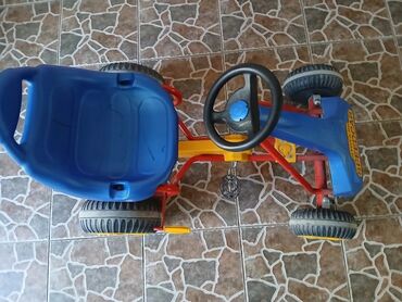 детские машинки для картинга: Uşaq pedallı kartinq maşını – GTOYS 88 SPEEDCAR - Rənglər: mavi