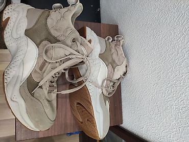 Угги: Бежевые утеплённые полусапоги-угги - Цвет: светло-бежевый/молочный - — 3