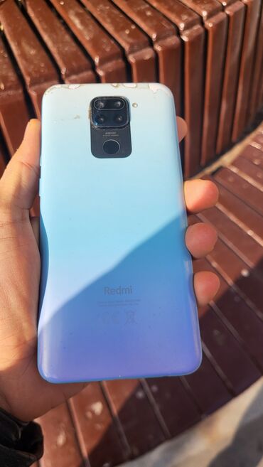 redmi note 9 satisi: Xiaomi Redmi Note 9, 128 GB, rəng - Mavi, 
 Barmaq izi, Face ID, Sənədlərlə