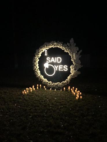 Фотобутофория: Неоновая композиция для предложения/помолвки “I SAID YES” - Световой — 9