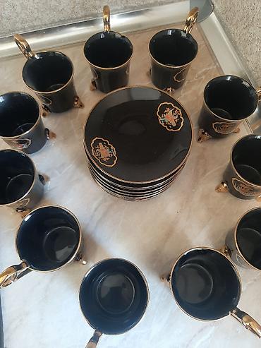 Qab-qacaq və mətbəx ləvazimatları: Çay dəsti, rəng - Qara, Farfor, Satsuma, 11 nəfərlik, Yaponiya — 5