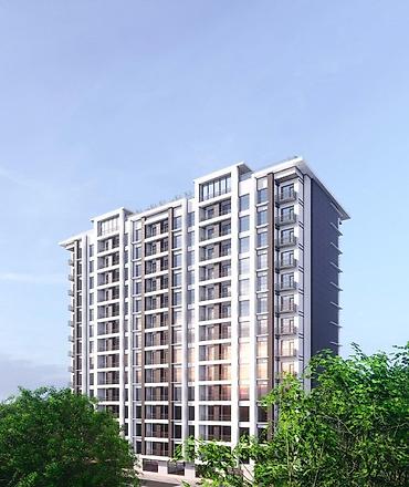 Продажа квартир: 2 комнаты, 84 м², Азия Молл Элитка, 9 этаж, ПСО (под самоотделку) — 5