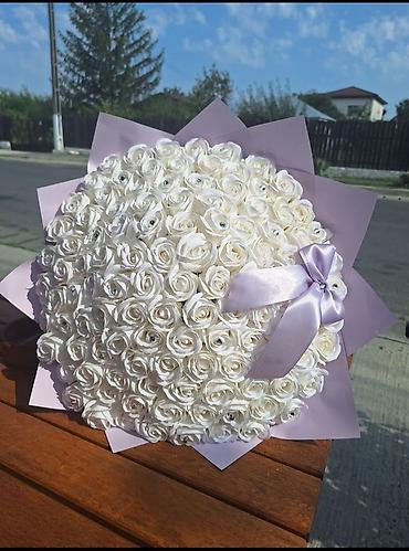 Ruža: Buket crvenih ruža – elegantan aranžman - Luksuzan, bogat buket — 14