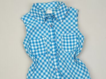 dluga koszula w krate: Блузка, F&F, 7 р., 116-122 см, стан - Хороший