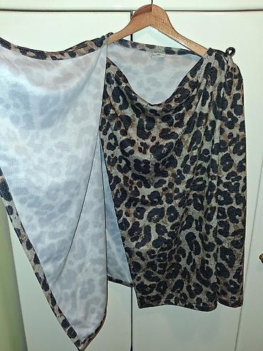Tunike: Leopard tunika/bluza sa opuštenim „vodopad” izrezom - Brend: Garmont — 2