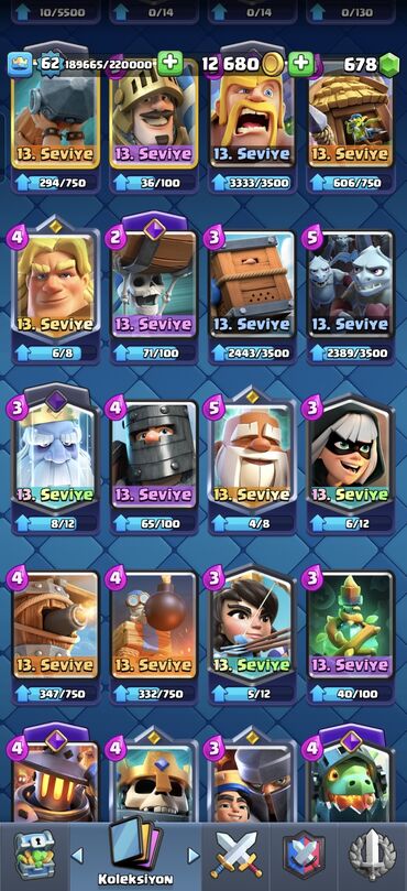 Digər: Clash Royale oyun hesabı Şəkillərdə demək olar hər şey göstərilib — 10