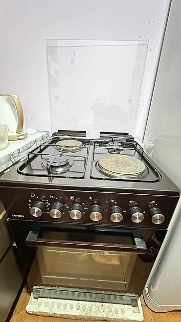 Печи, плиты: Газовая плита ZENON с духовкой - 4 газовые конфорки на варочной — 11