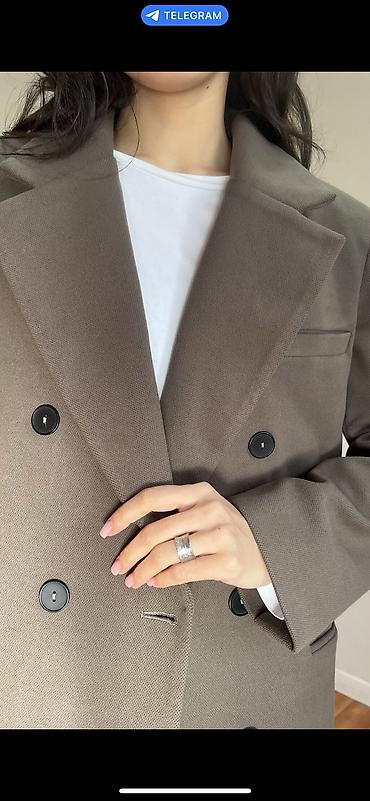 Пальто: Пальто, Классика, Осень-весна, Длинная модель, S, M — 13