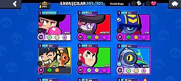 jeton: Brawl Stars hesabı – yüksək inkişaflı Xüsusiyyətlər: - Kupa: təxminən — 2