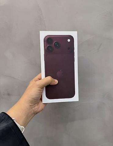 iphone osh: IPhone 18 Pro Max, Новый, 2 ТБ, Бордовый, Коробка, 100 % — 7