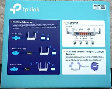 Modemlər və şəbəkə avadanlıqları: Ruter TP-Link AC1200 TP-Link AC1200 Archer C50 model qutusunda — 11
