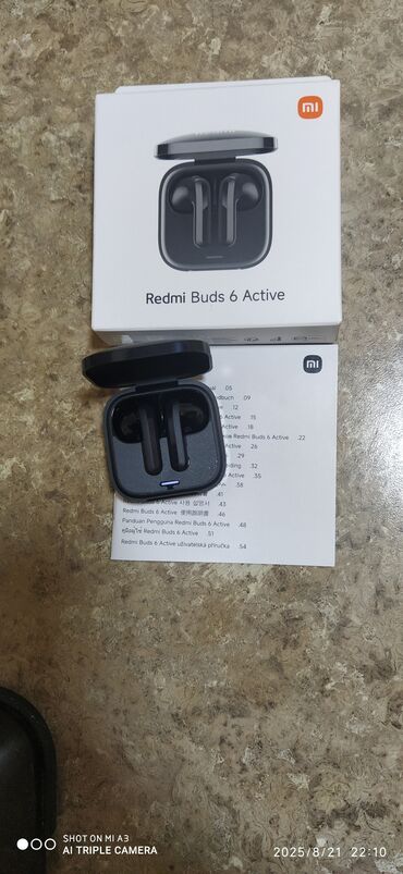 redmi buds 3 lite qiymeti: Б/у Беспроводные (Bluetooth) Наушники, Xiaomi, цвет - Черный