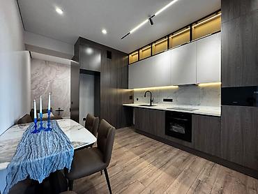 Продажа квартир: 2 комнаты, 55 м², Асанбай мкр Элитка, 5 этаж, Дизайнерский ремонт — 1