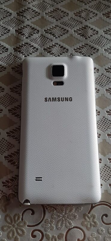 orico hdd box: Samsung Galaxy Note 4, rəng - Ağ, Barmaq izi