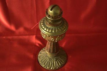 ugaona garnitura u p: STARA MESINGANA LAMPA AGAD | Stara mesingana lampa nemačke firme — 3
