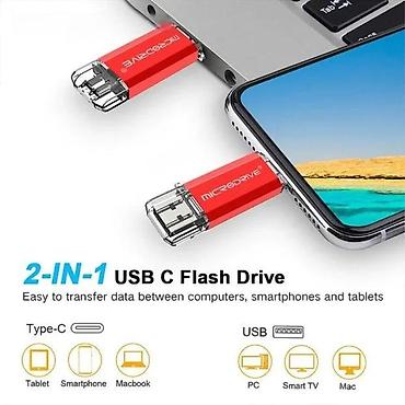 Hard diskovi, eksterni diskovi: Microdrive USB fleš disk sa USB-A i USB-C konektorima 128GB. Opis — 8