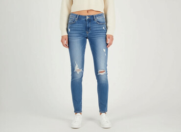ja lubię dżinsy szpilki długie rzęsy ulub: Orsay, Jeans for women, size M