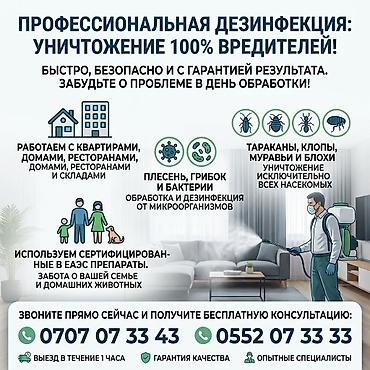 ветеринары на дом: Профессиональная дезинфекция и дезинсекция под ключ - Уничтожение — 1
