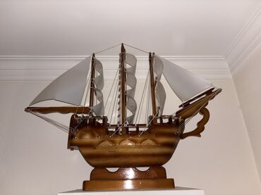 антикварные часы настенные: Dekorativ yelkənli gəmi maketi - Material: taxta konstruksiya, laklı at lalafo.az антикварные часы настенные: Dekorativ yelkənli gəmi maketi - Material: taxta konstruksiya, laklı