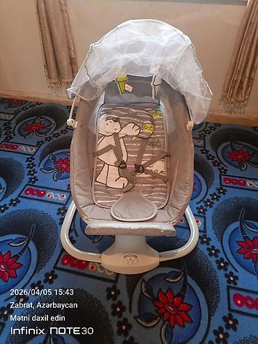 Mebel: Oğlan və qız üçün, İşlənmiş, Beşik, Yellənmə mexanizmi ilə — 4
