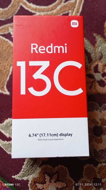 чехол на редми 7 а: Xiaomi, Redmi 13C, Б/у, 128 ГБ, цвет - Черный, 2 SIM