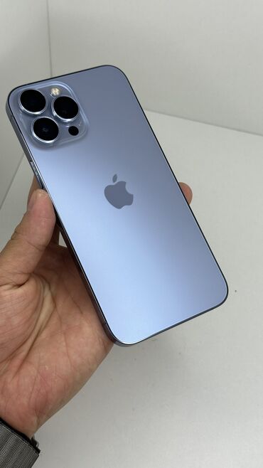 Apple iPhone: IPhone 13 Pro Max, Б/у, 256 ГБ, Sierra Blue, 90 %