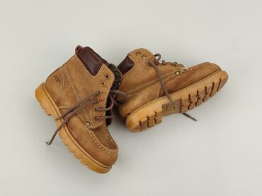 brazowe sandały na koturnie: High boots 27, Used