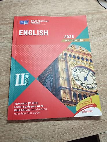 taim 2022 pdf: İngilis dili Testlər 11-ci sinif, DİM, 2-ci hissə, 2024 il — 1