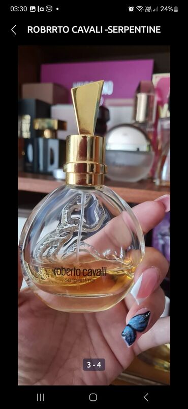 Perfume: Roberrto Cavali - serpentine - izuzetan! Ciscenje parfema koje slabo