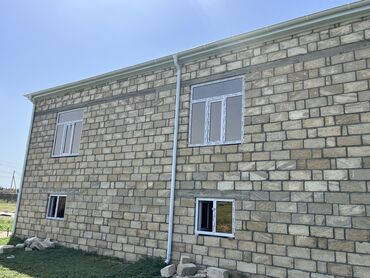 Plastik pəncərələr: Yeni İkiqat şüşə paketi Plastik pəncərə, Еni: 50 sm, Uzunluğu: 100 sm, Pulsuz quraşdırma — 10