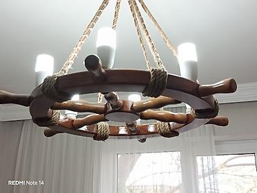Çilçıraqlar: Çılçıraq, 6 lampa, Taxta — 8