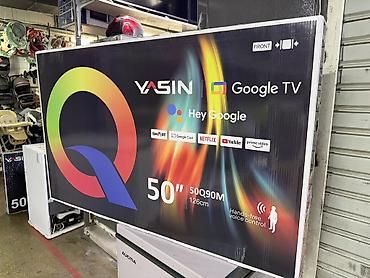 Телевизоры: Телевизор YASIN 50Q90M, 50" - Платформа: Google TV с поддержкой Hey — 1