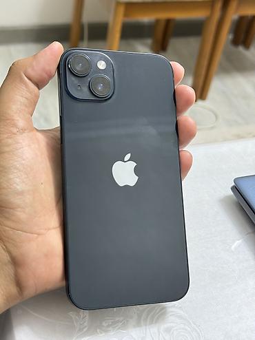 IPhone 14 Plus, Б/у, 256 ГБ, Midnight, Зарядное устройство, Чехол, 83 %