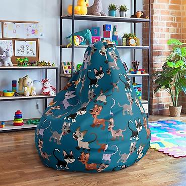 obuca 888: Lazy Bag Šareni – Psi i mačke za decu (Šifra: 054-270) Udoban lazy — 1