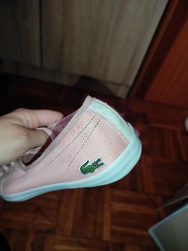 shoes: Prodajem original Lacoste ženske patike u nežno roze boji, u veličini — 4