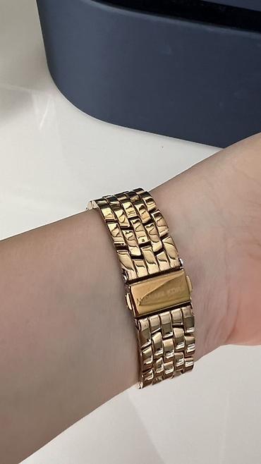 Şəxsi əşyalar: İşlənmiş, Qol saatı, Michael Kors, rəng - Qızılı — 3