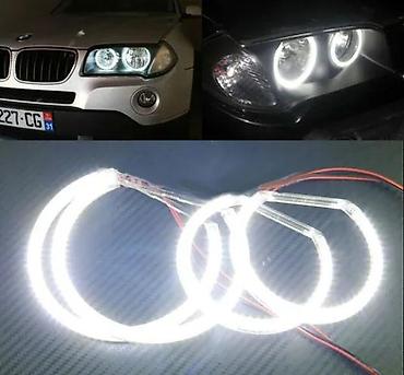 Auto delovi, gume i tjuning: Cotton angel eyes led prstenovi 80mm. Extremno jaki COTTON LED — 8
