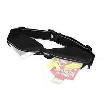 Sportske torbe i rančevi: POJAS ZA TRČANJE FORCE POUCH CRNI, FLUO, PINK | Podesiva veličina — 12