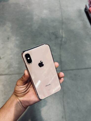 iphone 7 цена в бишкеке бу: IPhone Xs, 64 ГБ, Золотой, Чехол, 100 %