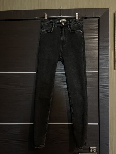 zara jeans: Джинсы Zara, XS (EU 34), цвет - Черный