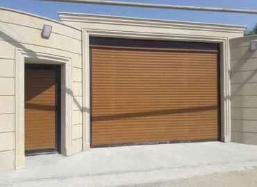 Həyət darvazaları: Avtomatik jaluz qapıların satışı,quraşdırılması,servisi həyata — 25