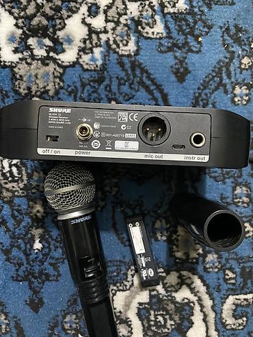 shure glxd4: İşlənmiş Simsiz (Bluetooth) Mikrofon Shure, Rayonlara çatdırılma, Ünvandan götürmə, Ödənişli çatdırılma — 1