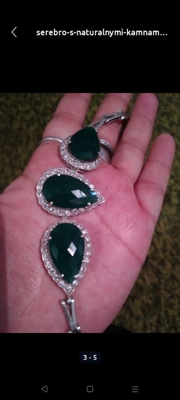 Серебряные кольца: 925 серебро с натуральными камнями, эксклюзив черные серьги топаз — 8