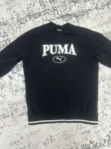 бюстгальтер для маленького бюста: Мужская толстовка, S (EU 36), M (EU 38), Puma, Б/у, цвет - Черный, Самовывоз