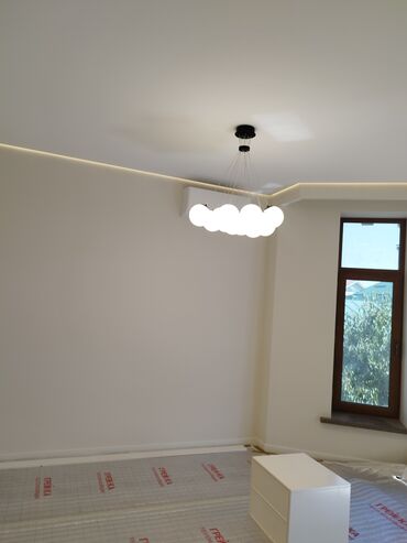 Натяжной потолок: Эвро ремонт баардык турун гипса картон кафель шпаклёвка ламинат обой — 1