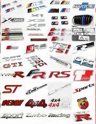 Auto delovi, gume i tjuning: Samolepljiv Znak Toyota 8,7 x 5,8cm - original. Samolepljvi znak — 8