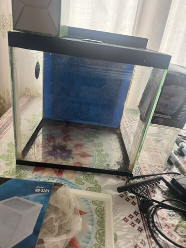 Akvariumlar: Akvaryum dəsti 1 akvaryum tezedi qalan herwey iwlenmiwdi ekseryeti az — 29